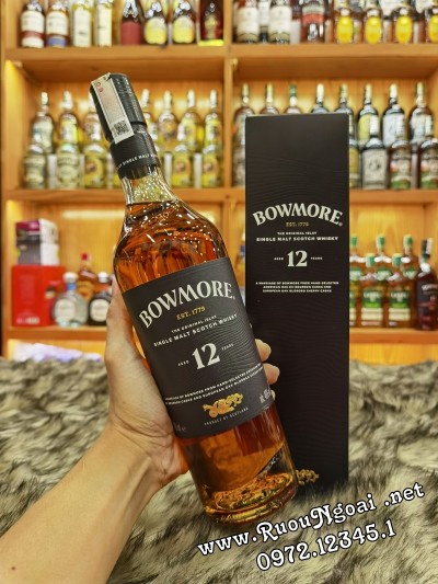 Rượu Whisky Bowmore 12YO