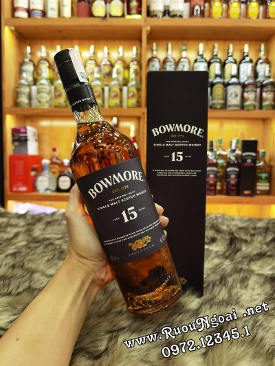 Rượu Whisky Bowmore 15YO