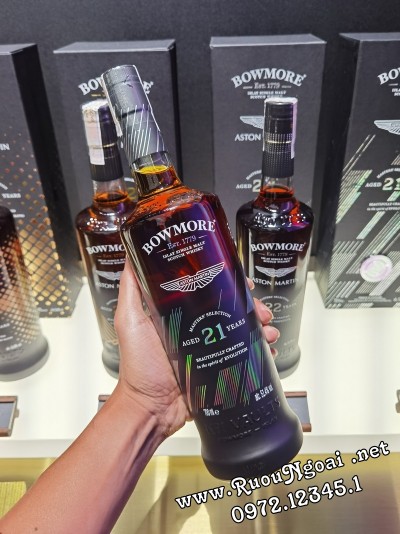 Rượu Whisky Bowmore 21YO Aston Martin Edition 4