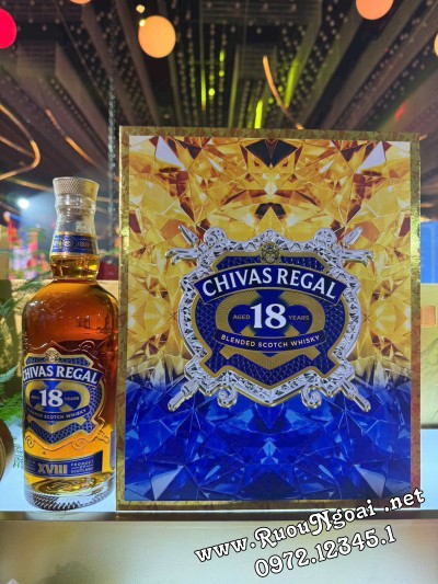 Rượu Chivas Regal 18YO Gold Hộp Quà 2026