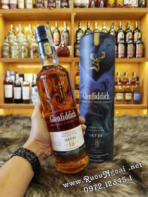 Rượu Glenfiddich VAT04 18YO Non Chill Filtered