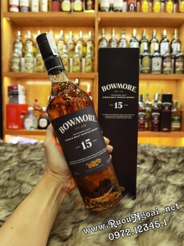 Rượu Whisky Bowmore 15YO