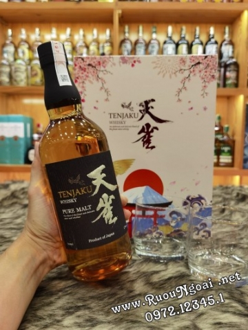 Rượu Tenjaku Pure Malt Hộp Quà