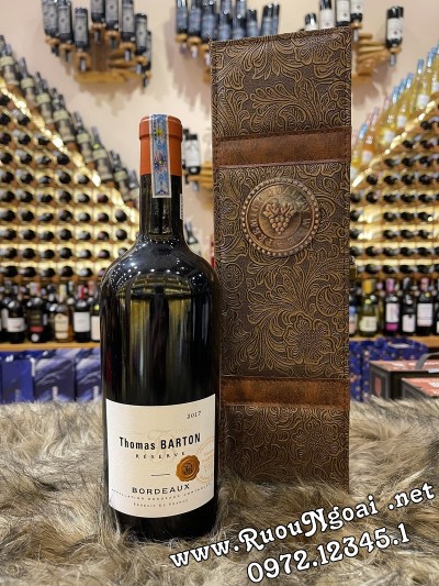 Rượu Vang Thomas Barton Reserve Bordeaux Hộp Da