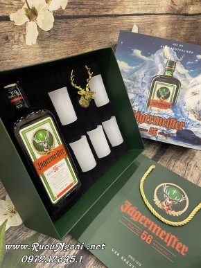 Rượu Jagermeister Hộp Quà Băng Giá