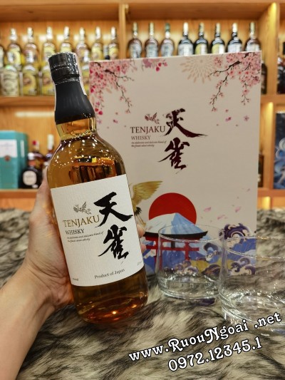 Rượu Whisky Tenjaku - Hộp Quà