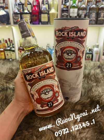Rượu Rock Island 21YO Blended Malt