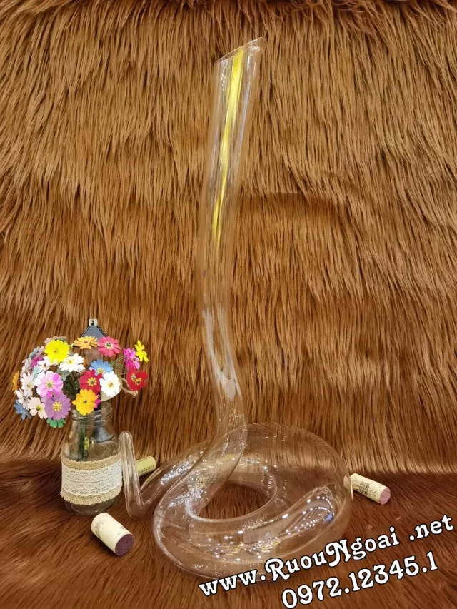 Bình Đựng Rượu Vang - Decanter Dáng Đẹp M26