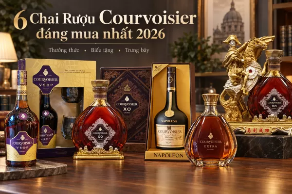 6 Chai Rượu Courvoisier đáng mua nhất 2026
