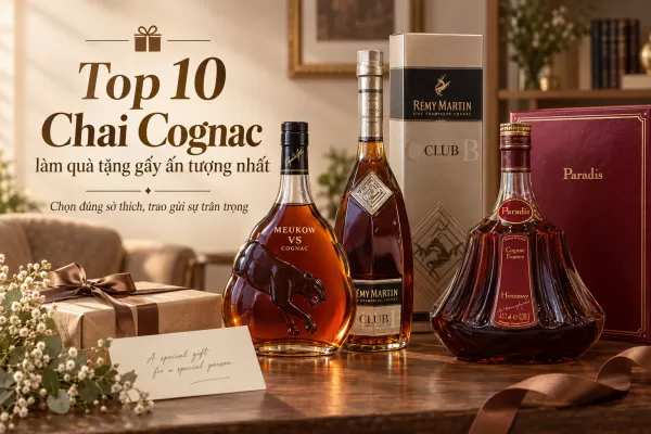 Top 10 Chai Cognac làm quà tặng gấy ấn tượng nhất