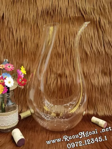 Bình Đựng Rượu Vang - Decanter Dáng Đẹp M27