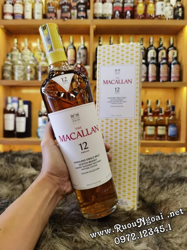 Rượu Whisky Macallan 12YO Sherry Colour Collection