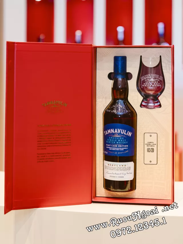 Rượu Tamnavulin Port Cask Edition Hộp Quà 2026