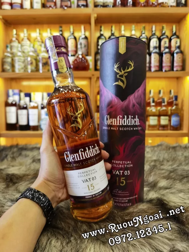 Rượu Glenfiddich VAT03 15YO Non Chill Filtered
