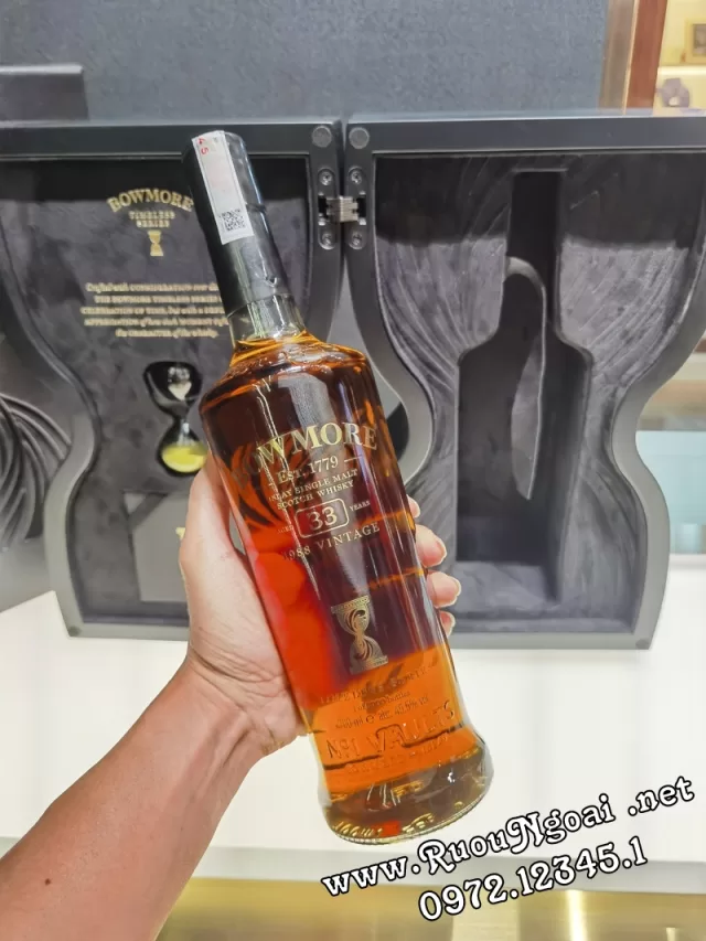 Rượu Whisky Bowmore 33YO Timeless Limited