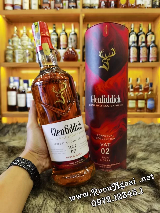 Rượu Glenfiddich VAT02 Rich &amp; Dark 1L