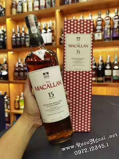 Rượu The Macallan 15YO Double Cask Collection