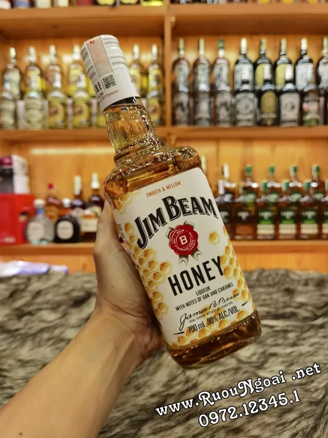 Rượu Liqueur Jim Beam Honey
