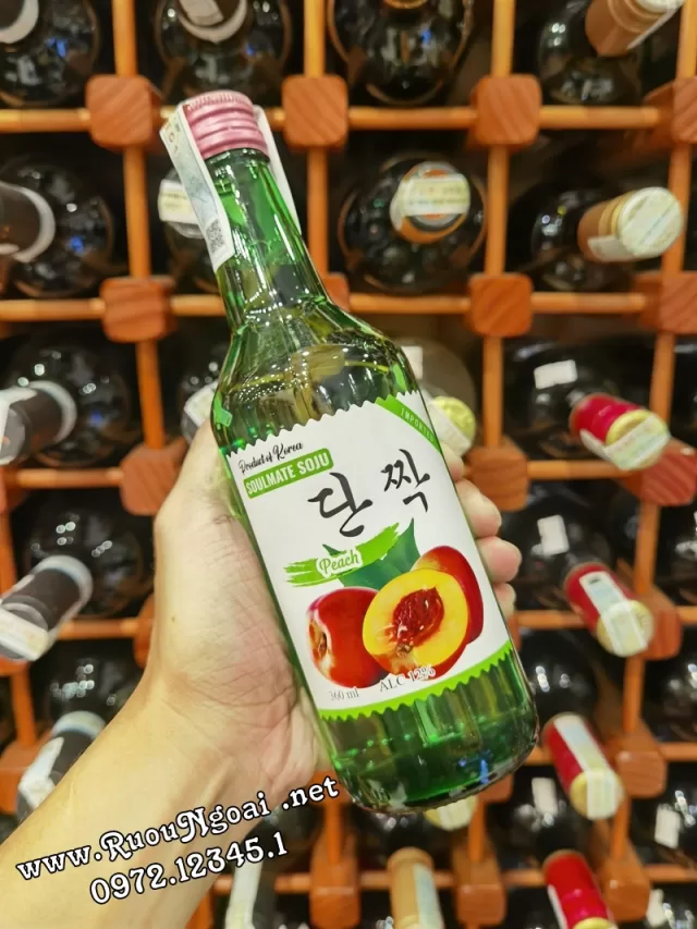Rượu Soulmate Soju Peach