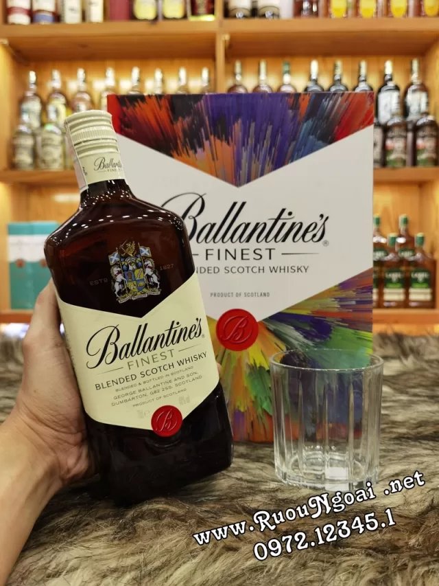 Rượu Ballantine Finest Hộp Quà 2026