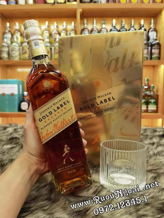 Rượu Johnnie Walker Gold Label Hộp Quà 2026