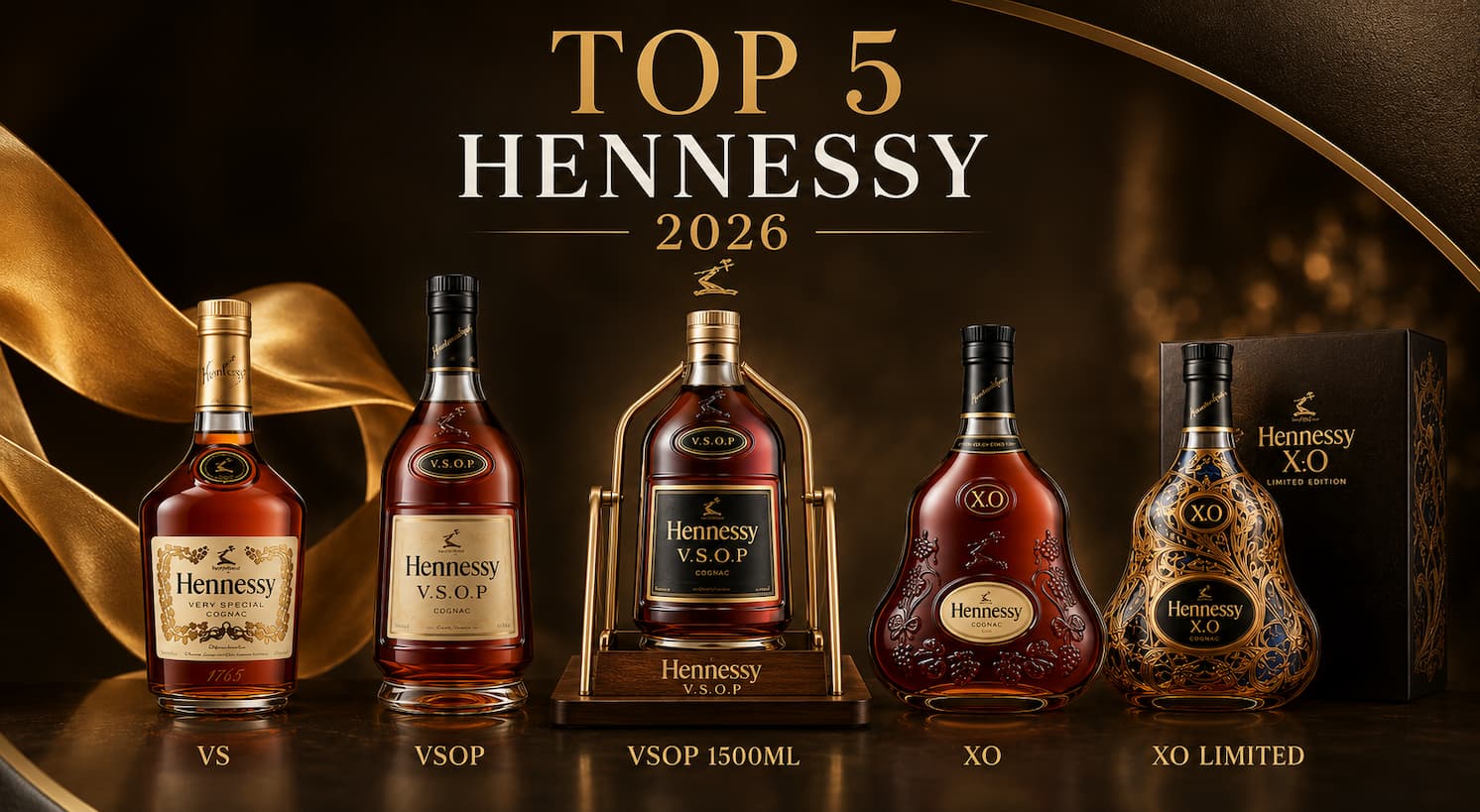Top 5 rượu Hennessy