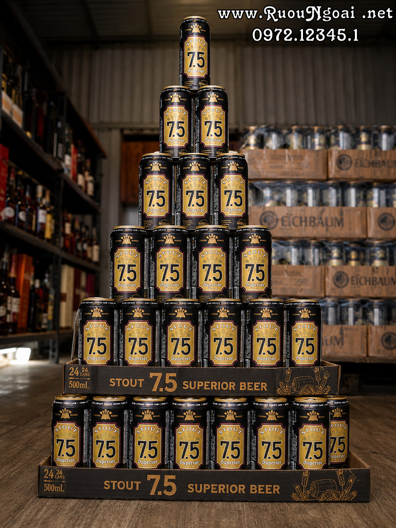 Bia EICHBAUM STOUT 7 5 SUPERIOR BEER