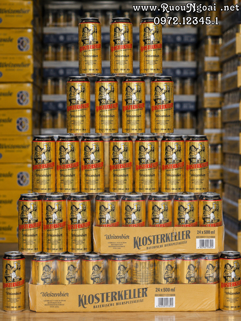 Bia KLOSTERKELLER WEIZENBIER