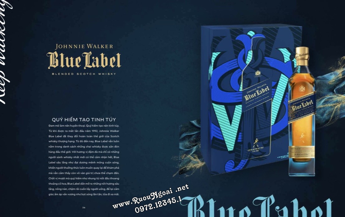 Johnnie Walker Blue Hộp Quà Tết 2022