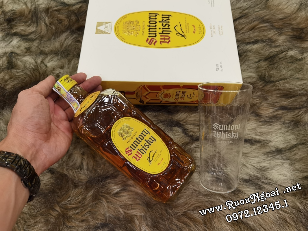 Rượu Suntory Whisky Kakubin Hộp Quà 2024 3
