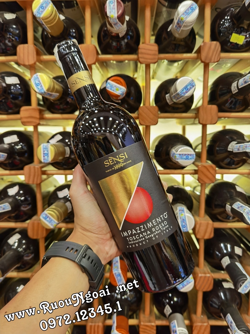 Rượu Vang Sensi Impazzimento Toscana Rosso 1