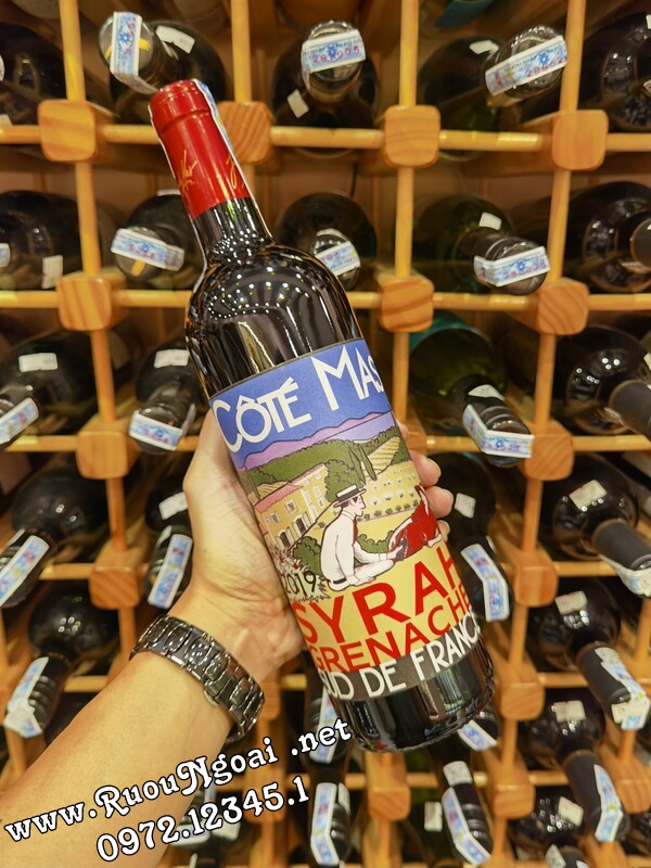 Rượu vang Pháp Cote Mas Syrah
