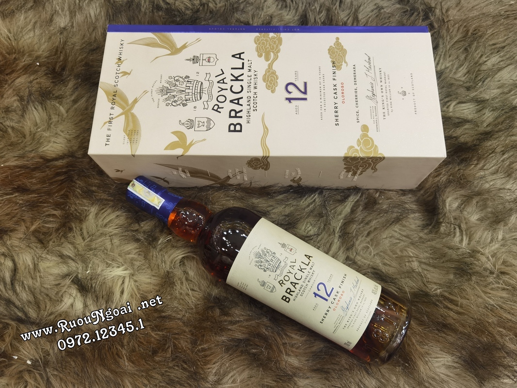 Rượu Royal Brackla 12YO Hộp Quà 2023 2